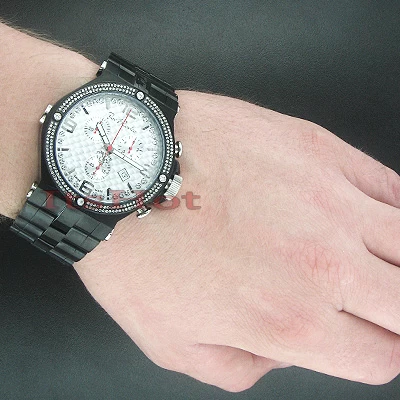 Joe Rodeo Men's Diamond Watch 2.25ct Phantom Black 4 Joe Rodeo Men's Diamond Watch 2.25ct Phantom Black - Image 4