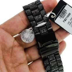 Joe Rodeo Men's Junior Black Diamond Watch 27ct 17 Joe Rodeo Men's Junior Black Diamond Watch 27ct -Watch Store joe rodeo mens watches junior black diamond watch 27ct p 22605 back2