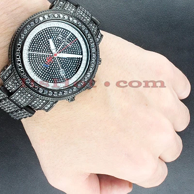 Joe Rodeo Men's Junior Black Diamond Watch 27ct 4 Joe Rodeo Men's Junior Black Diamond Watch 27ct - Image 4