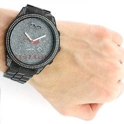 Joe Rodeo Empire Men's Diamond Watch 2.25ct Black -Watch Store joe rodeo watches empire mens diamond watch 225ct black 3