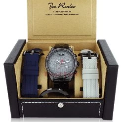 Joe Rodeo Empire Men's Diamond Watch 2.25ct Black -Watch Store joe rodeo watches empire mens diamond watch 225ct black 4