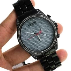 Joe Rodeo Empire Men's Diamond Watch 2.25ct Black -Watch Store joe rodeo watches empire mens diamond watch 225ct black bod3