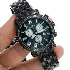 Joe Rodeo Green Diamonds Watch For Men 3.50t Classic -Watch Store joe rodeo watches green diamonds watch 350ct classic p 35773 bod3