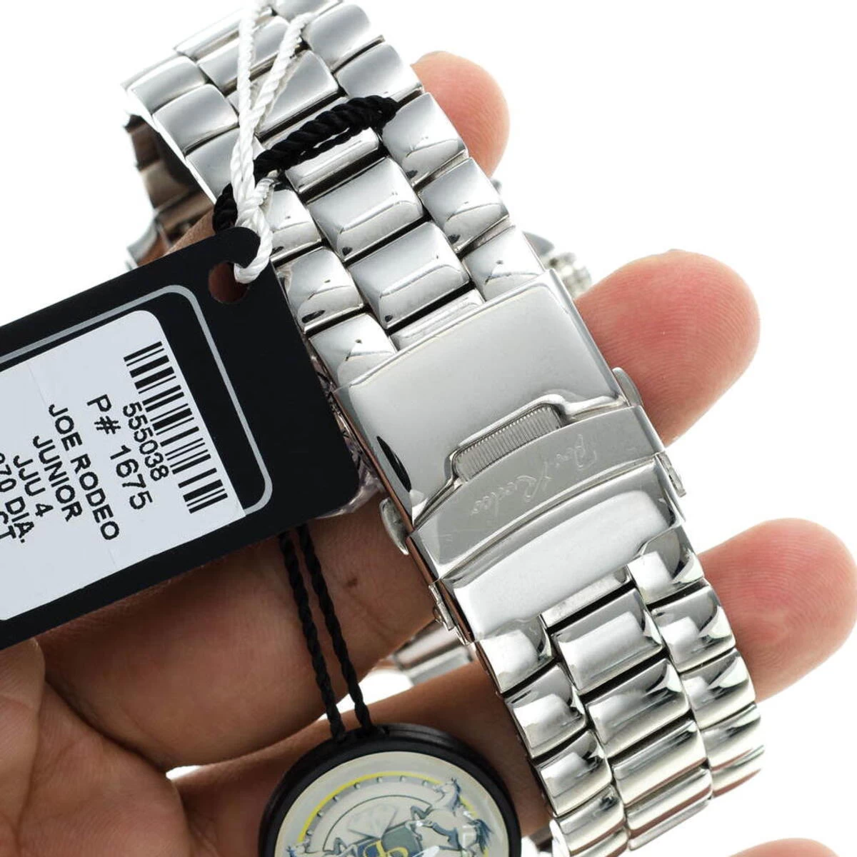 Large Men's Diamond Joe Rodeo Junior 2.5.ct JJU4 Watch 8 Large Men's Diamond Joe Rodeo Junior 2.5.ct JJU4 Watch - Image 8