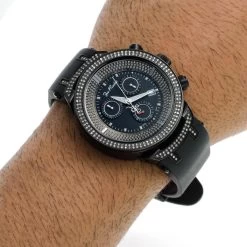 Joe Rodeo JoJo Master Watch 2.20ct Black -Watch Store joe rodeo watches jojo master watch 220ct black p 9012 bod2