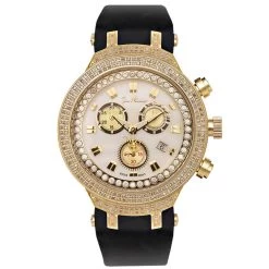 Joe Rodeo Master Men's Diamond Watch 2.20ct Yellow