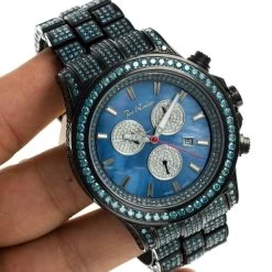 Joe Rodeo Men's Blue Diamond Watch Pilot 27.70 -Watch Store joe rodeo watches mens blue diamond watch pilot 2770 p 8488 bod3