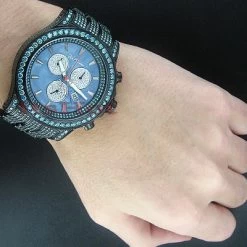 Joe Rodeo Men's Blue Diamond Watch Pilot 27.70 -Watch Store joe rodeo watches mens blue diamond watch pilot 2770 p 8488bod