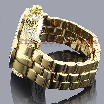 Joe Rodeo Men's Diamond Watch 14.70ct 3 Joe Rodeo Men's Diamond Watch 14.70ct - Image 3