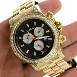 Diamond Joe Rodeo 7.20 Carat Men's Watch Master Pilot -Watch Store joe rodeo watches mens diamond watch master pilot 720 p 35653 bod3