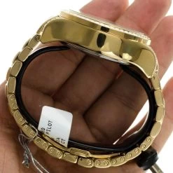 Diamond Joe Rodeo 7.20 Carat Men's Watch Master Pilot -Watch Store joe rodeo watches mens diamond watch master pilot 720 p 35653 bod5