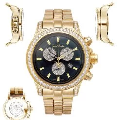 Diamond Joe Rodeo 7.20 Carat Men's Watch Master Pilot -Watch Store joe rodeo watches mens diamond watch master pilot 720 p 35653 main2