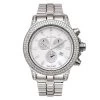Stainless Steel Joe Rodeo Men's 7 Carat Diamond Master Pilot Watch