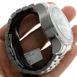 Stainless Steel Joe Rodeo Men's 7 Carat Diamond Master Pilot Watch -Watch Store joe rodeo watches mens diamond watch master pilot 7ct p 35645 bod5