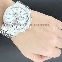 Stainless Steel Joe Rodeo Men's 7 Carat Diamond Master Pilot Watch -Watch Store joe rodeo watches mens diamond watch master pilot 7ct p 35645bod