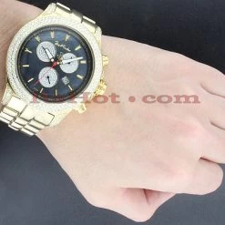 Joe Rodeo Yellow Gold Tone Men's Diamond Watch Master Pilot 7ct 11 Joe Rodeo Yellow Gold Tone Men's Diamond Watch Master Pilot 7ct -Watch Store joe rodeo watches mens diamond watch master pilot 7ct p 35651bod