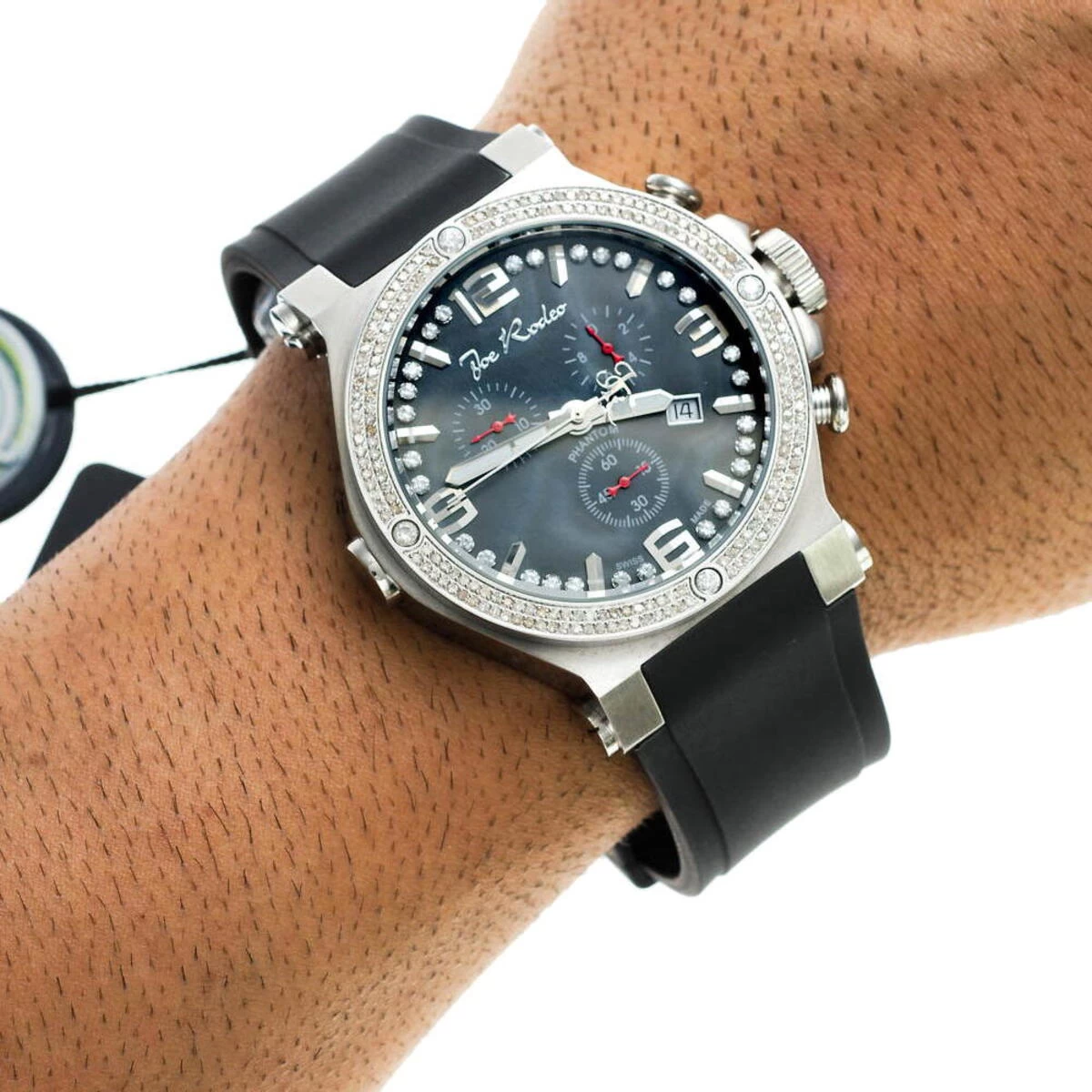 Joe Rodeo Phantom Men's Diamond Watch 2.25ct 7 Joe Rodeo Phantom Men's Diamond Watch 2.25ct - Image 7