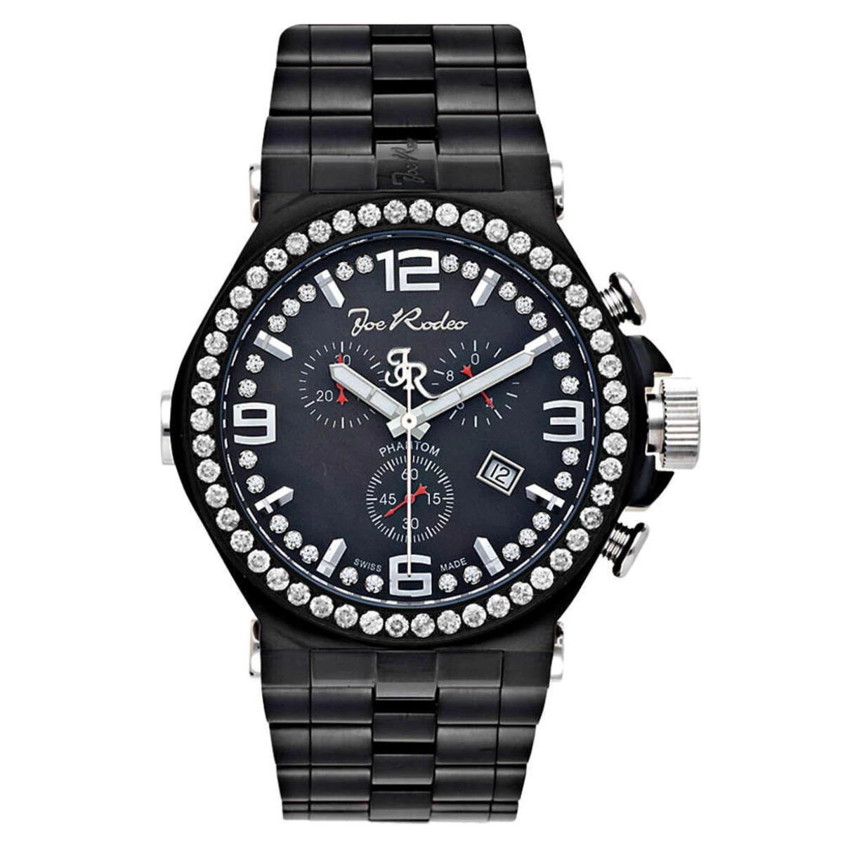 Joe Rodeo Phantom Men's Diamond Watch 3.25ct 1 Joe Rodeo Phantom Men's Diamond Watch 3.25ct