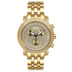 JoJo Diamond Watch Joe Rodeo 3.50ct Yellow Gold