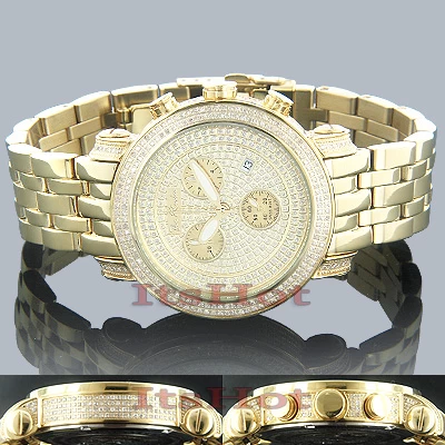 JoJo Diamond Watch Joe Rodeo 3.50ct Yellow Gold 2 JoJo Diamond Watch Joe Rodeo 3.50ct Yellow Gold - Image 2