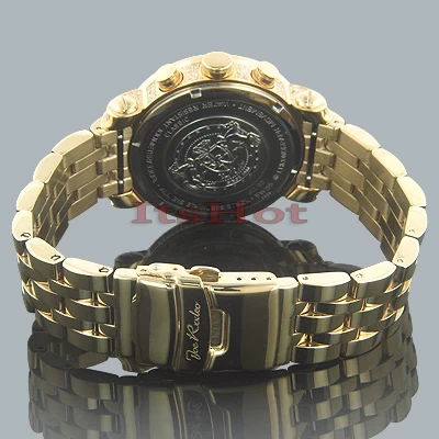 JoJo Diamond Watch Joe Rodeo 3.50ct Yellow Gold 3 JoJo Diamond Watch Joe Rodeo 3.50ct Yellow Gold - Image 3
