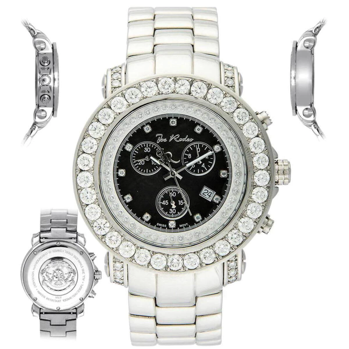 JoJo Diamond Watch Men's Joe Rodeo Junior 7ct 8 JoJo Diamond Watch Men's Joe Rodeo Junior 7ct - Image 8