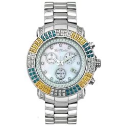 JoJo Joe Rodeo Blue Yellow Diamond Watch 4.30ct Junior
