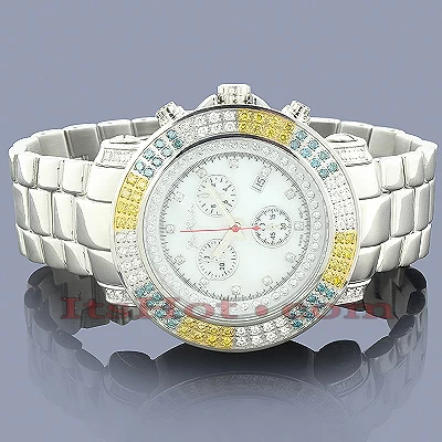 JoJo Joe Rodeo Blue Yellow Diamond Watch 4.30ct Junior 2 JoJo Joe Rodeo Blue Yellow Diamond Watch 4.30ct Junior - Image 2