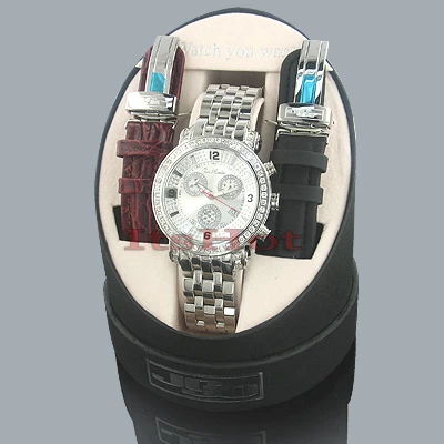 JoJo Joe Rodeo Classic Men's Diamond Watch 3.50ct 5 JoJo Joe Rodeo Classic Men's Diamond Watch 3.50ct - Image 5