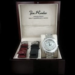 JoJo Joe Rodeo Junior Diamond Watch 19.75ct White -Watch Store jojo joe rodeo junior diamond watch 1975ct white p 8986box