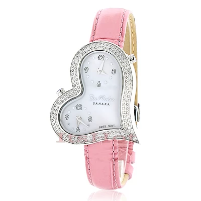 JoJo Joe Rodeo Ladys Diamond Heart Watch 1.4ct Sahara 2 JoJo Joe Rodeo Ladys Diamond Heart Watch 1.4ct Sahara - Image 2