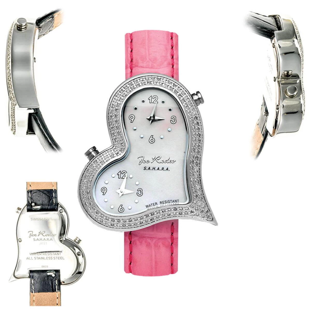 JoJo Joe Rodeo Ladys Diamond Heart Watch 1.4ct Sahara 6 JoJo Joe Rodeo Ladys Diamond Heart Watch 1.4ct Sahara - Image 6