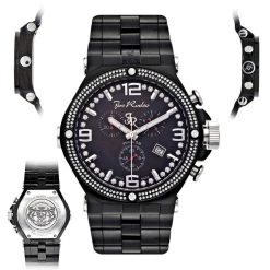 JoJo Joe Rodeo Phantom Men's Diamond Watch 2.25ct Black -Watch Store jojo joe rodeo phantom mens diamond watch 225ct black p 8915 main2