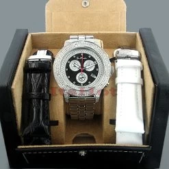 JoJo Joe Rodeo Pilot Men's Diamond Watch 3.15 Ct. -Watch Store jojo joe rodeo pilot mens diamond watch 315 ct p 9206box