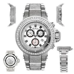 JoJo Joe Rodeo Razor Men's Diamond Watch 22ct White -Watch Store jojo joe rodeo razor mens diamond watch 22ct white p 8980 main2