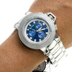 JoJo Joe Rodeo Razor Men's Diamond Watch 4ct Blue -Watch Store jojo joe rodeo razor mens diamond watch 4ct blue p 8979 bod2