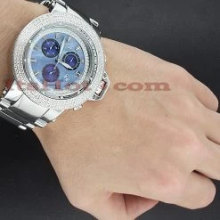 JoJo Joe Rodeo Razor Men's Diamond Watch 4ct Blue -Watch Store jojo joe rodeo razor mens diamond watch 4ct blue p 8979bod