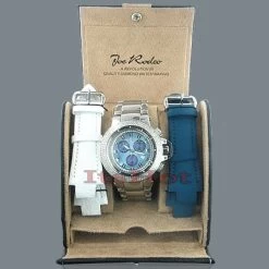 JoJo Joe Rodeo Razor Men's Diamond Watch 4ct Blue -Watch Store jojo joe rodeo razor mens diamond watch 4ct blue p 8979box