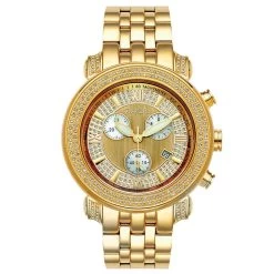 Joe Rodeo Tyler Diamond Watch 2.00ct Yellow Gold