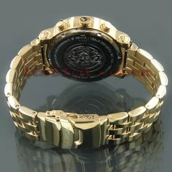 Joe Rodeo Tyler Diamond Watch 2.00ct Yellow Gold -Watch Store jojo joe rodeo tyler diamond watch 200ct yellow gold p 8575back