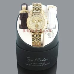 JoJo Watch: Diamond Joe Rodeo Watch 1.75ct Yellow Gold Classic 12 JoJo Watch: Diamond Joe Rodeo Watch 1.75ct Yellow Gold Classic -Watch Store jojo watch diamond joe rodeo watch 175ct yellow gold classic p 8572box
