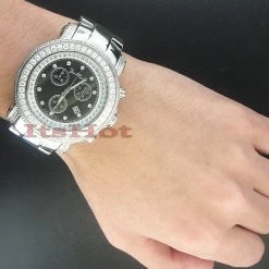 JoJo Joe Rodeo Junior Black Dial Diamond Watch 3.75ct -Watch Store jojo watches joe rodeo junior diamond watch 375ct p 8437bod