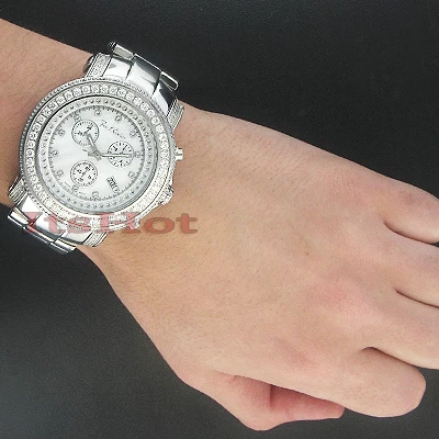 JoJo Joe Rodeo Junior Diamond Watch 3.75ct White Dial 3 JoJo Joe Rodeo Junior Diamond Watch 3.75ct White Dial - Image 3