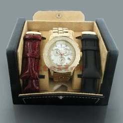 JoJo Joe Rodeo Pilot Men's Diamond Watch 3.15ct -Watch Store jojo watches joe rodeo pilot mens diamond watch 315ct p 9203box