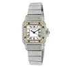 Cartier Santos Diamond Watch For Women 18k Gold & Streel Two-Tone 24mm Case