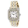 Cartier Women's Diamond Watch 27mm Panthere 18K Gold & Steel Two Tone