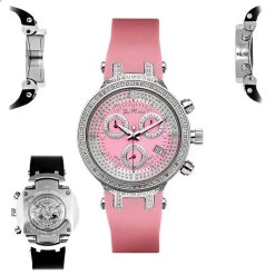 Ladies Diamond Joe Rodeo Watch Pink Master 0.90ct -Watch Store ladies diamond joe rodeo watch pink master 090ct p 9047 main2