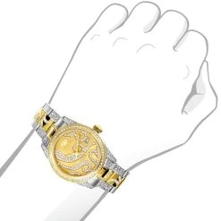 Ladies Diamond Watch 18k White Yellow Gold Pltd Two-Tone Luxurman Tribeca 9 Ladies Diamond Watch 18k White Yellow Gold Pltd Two-Tone Luxurman Tribeca -Watch Store ladies diamond watch 18k white yellow gold pltd two tone luxurman tribecabod