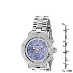Diamond Luxurman Montana Blue MOP Watch 2ct For Ladies -Watch Store ladies diamond watches luxurman montana blue mop watch 2ct ruler