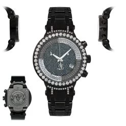 Ladies Joe Rodeo Diamond Watch 2ct Black -Watch Store ladies joe rodeo diamond watch 2ct black p 8532 main2